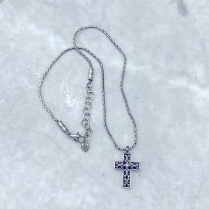 Brighton silver “Cross” necklace - reversible